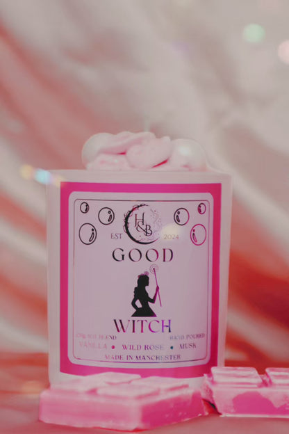 GOOD WITCH - Rose & Vanilla Scented Whipped Candle
